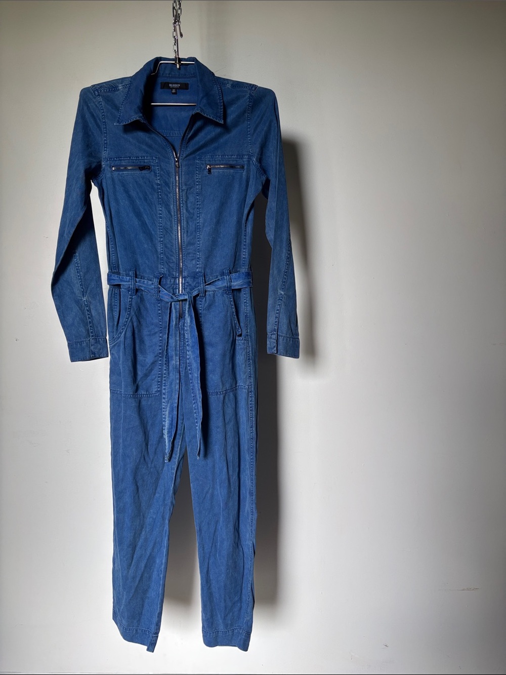 Hudson Albury Blue Twill Utility Jumpsuit